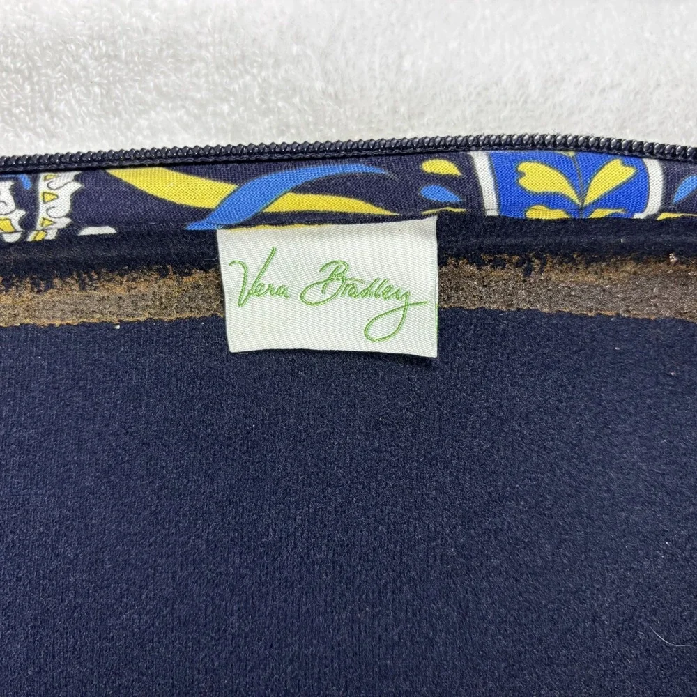 Vera Bradley Ellie Womens Handbag Multicolor Paisley Floral Portfolio Laptop Bag